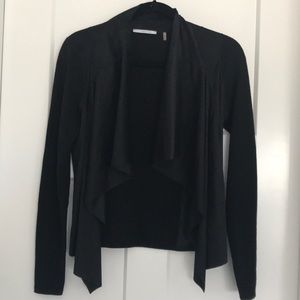 Gorgeous! TAHARI open black cardigan sweater 💥